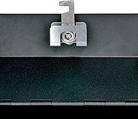 Mail Boss Locking Steel Suggestion Box (9.5" H x 7" W x 6" D) - Black