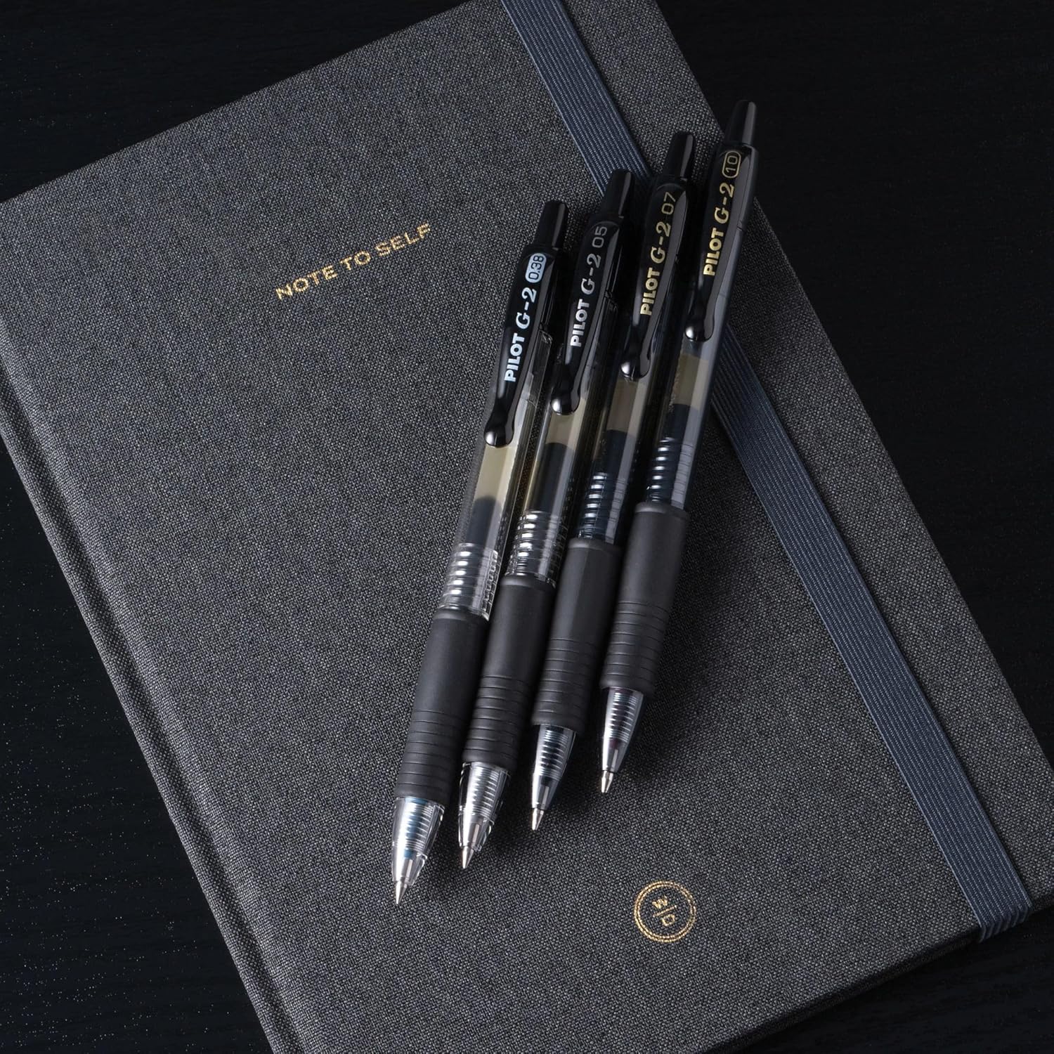 Pilot G2 Premium Gel Pens, Black Pens, Bold Point 1 mm, 12 Black 12 Count (Pack of 1)