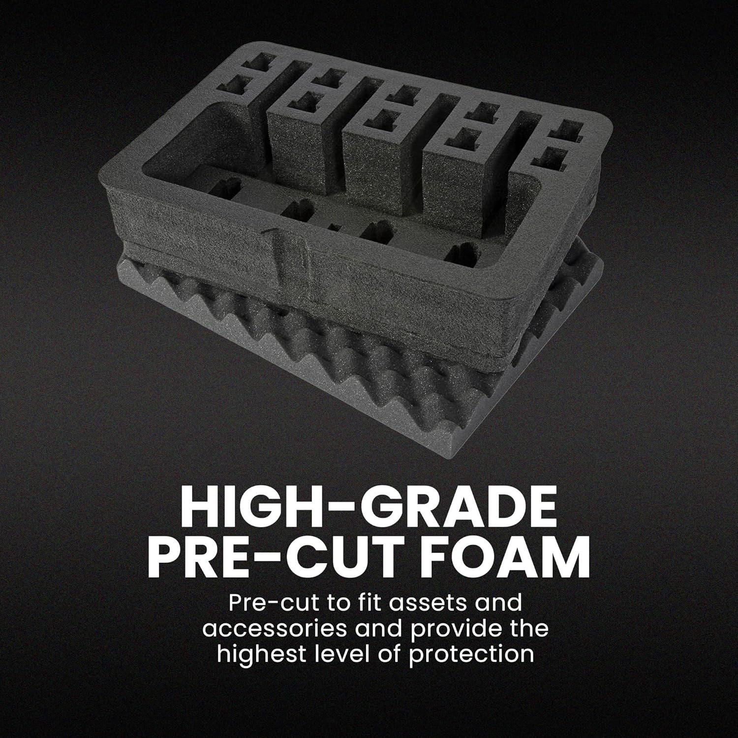 NANUK 925 Hard Case with Custom Foam Insert for 4 UP Pistols