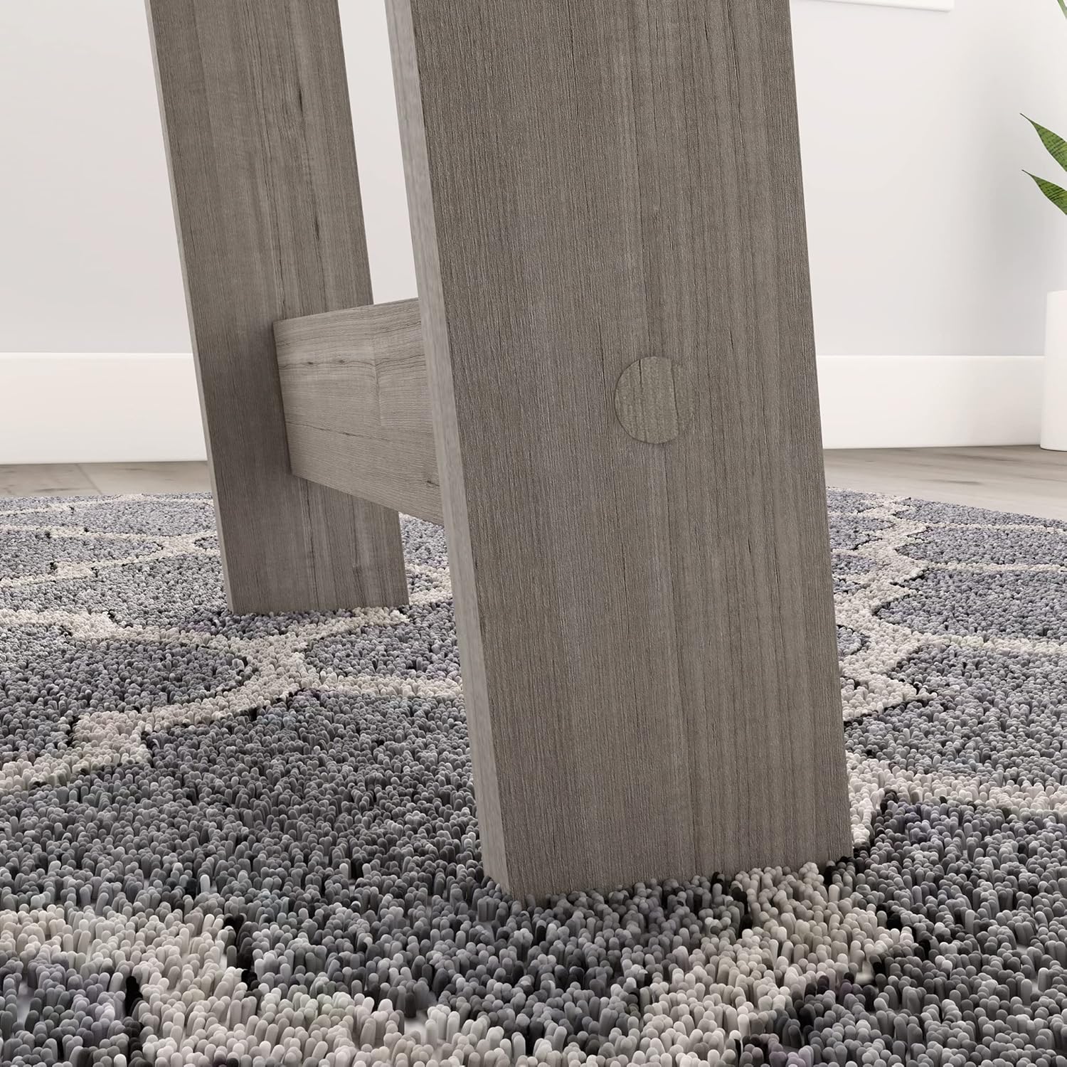 Sauder Beginnings Writing Table, Silver Sycamore Finish