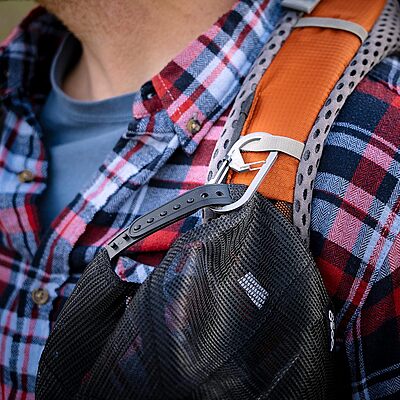 Nite IZE G-Series SlideLock Dual Chamber Stainless Steel Carabiner Keychain