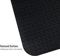 MIND READER Office Chair Mat for Hardwood Floors Under Desk Floor Protector PVC