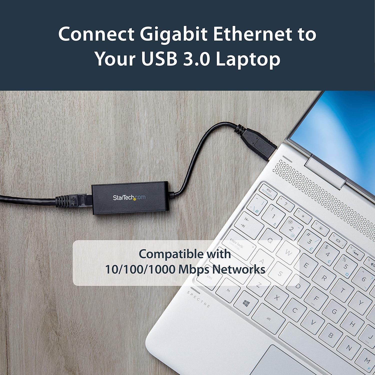 StarTech USB to Ethernet Adapter - USB to RJ45 Gigabit Network Adapter
