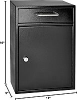 MAIL BOSS Key Boss Heavy-Duty High Security 105-Position Locking Key Cabinet & Drop Box