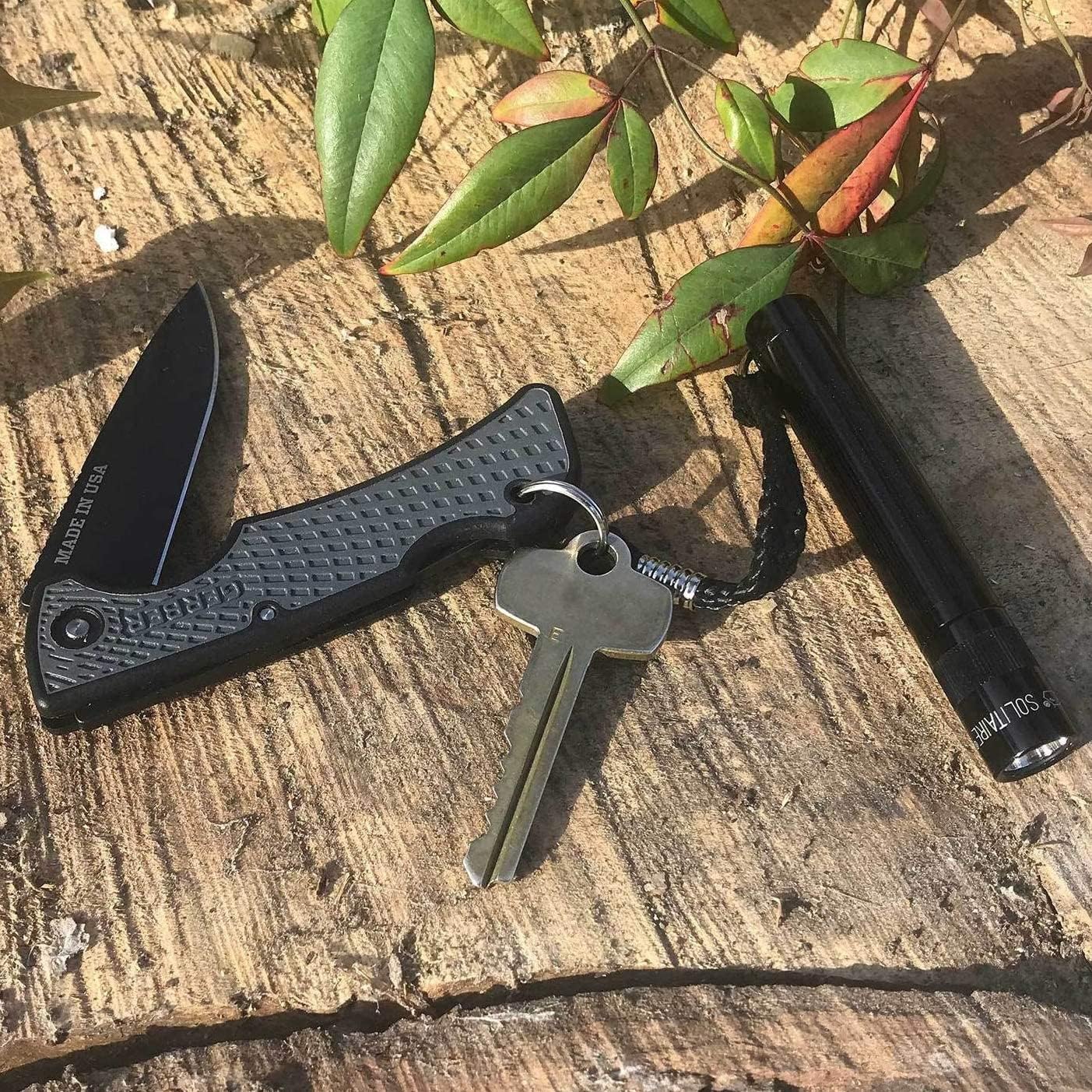 Maglite, Solitaire LED with Gerber Knife Combo, Black