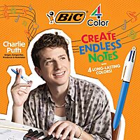 BIC 4-Color Retractable Ballpoint Pen, 1.0 mm Medium Point