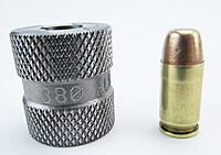 Lyman Reloading 380 Auto Pistol Max Cartridge Gauge Gray