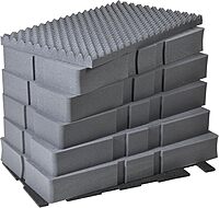 Pelican Products 0500-400-000 Pelican 0501 7 -Piece Replacement Pick N Pluck Foam Set for 500 Case (Black)