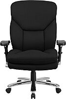 Flash Furniture HERCULES Series 24-7 Intensive Use Big & Tall Ergonomic High-Back Office Chair With Lumbar Knob And Headrest