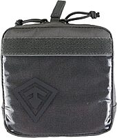 FIRST TACTICAL Hook & Loop Velcro Pouch with Clear Micro-Mesh Face