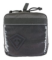 FIRST TACTICAL Hook & Loop Velcro Pouch with Clear Micro-Mesh Face