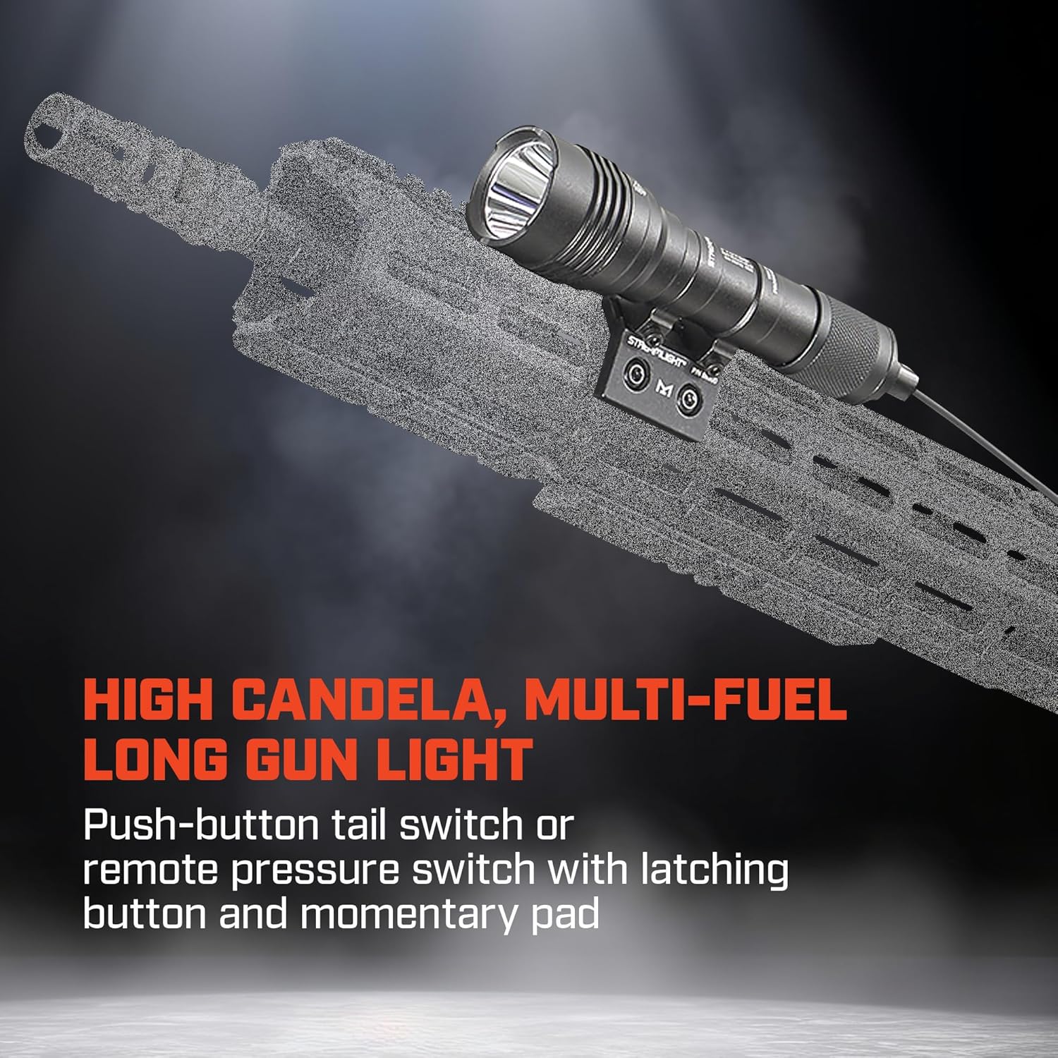 Streamlight 88066 ProTac Rail Mount HL-X 1000-Lumen Multi-Fuel Weapon Light with Remote Switch, Tail Switch, Clips