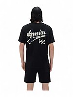Playera Amiri Logo Script Estilo Deportivo Urbano