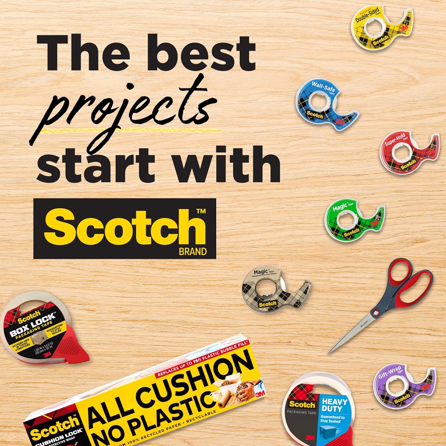 SCOTCH Magic Tape, 3/4 in x 1000 in Matte Invisible