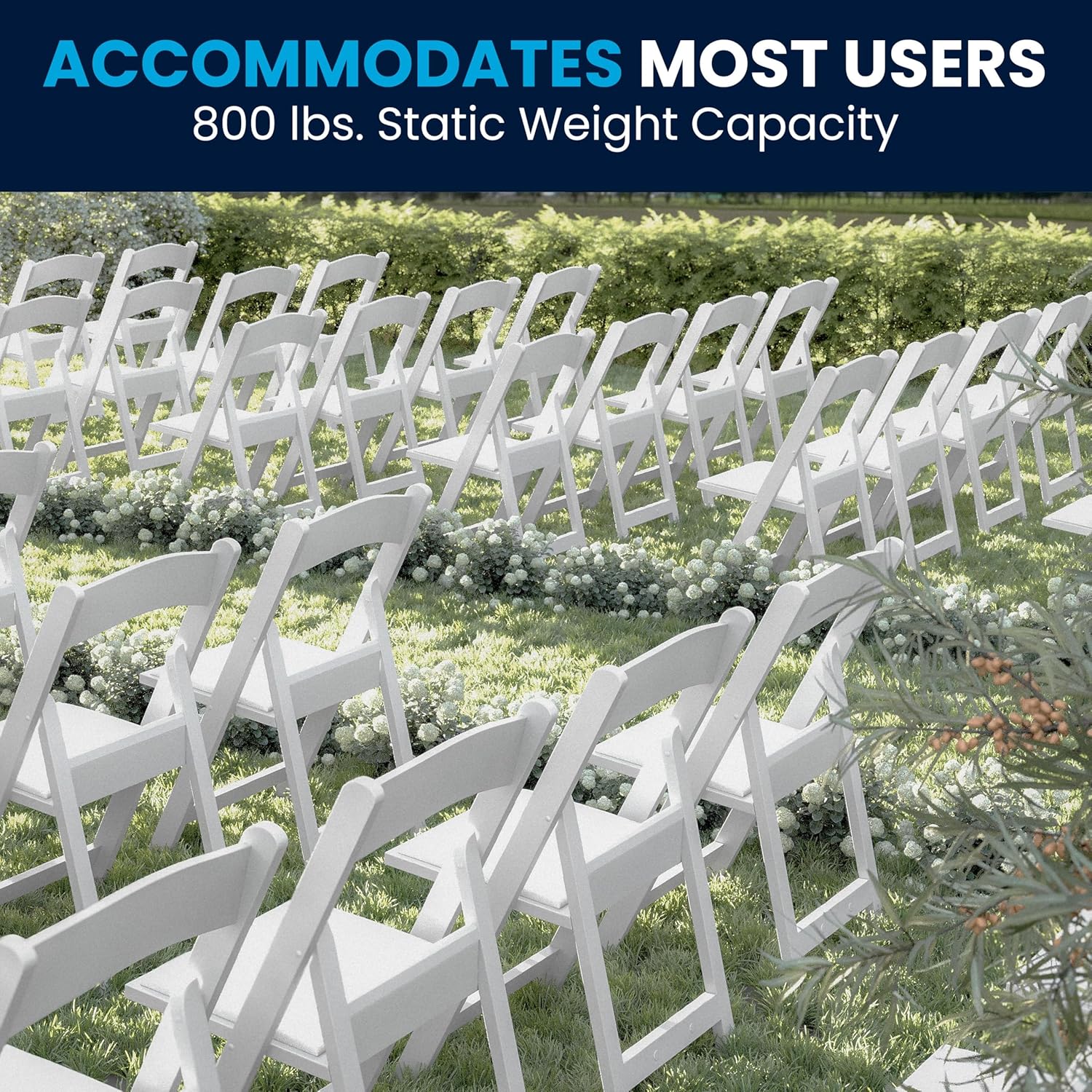 Flash Furniture Hercules Series Folding Chair - Resin Event Chair