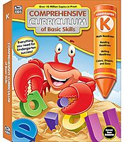 Comprehensive Curriculum of Basic Skills Kindergarten Workbooks All Subjects, Kindergarten Math, Reading Comprehension