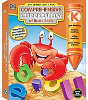 Comprehensive Curriculum of Basic Skills Kindergarten Workbooks All Subjects, Kindergarten Math, Reading Comprehension