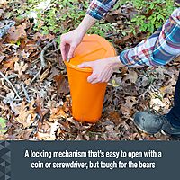 SABRE Frontiersman Bear Safe Food Storage Container, 11.86-Liter Storage Capacity, Locking Lid, Water and Airtight