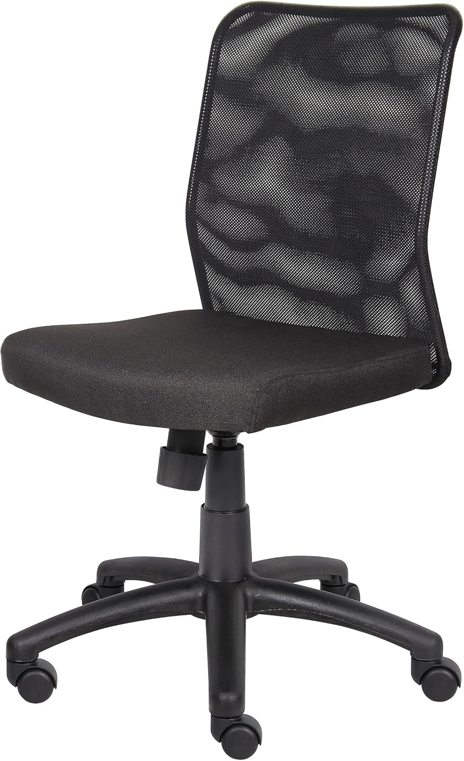 Boss Office Products Budget Mesh Task Chair without Arms in Black
