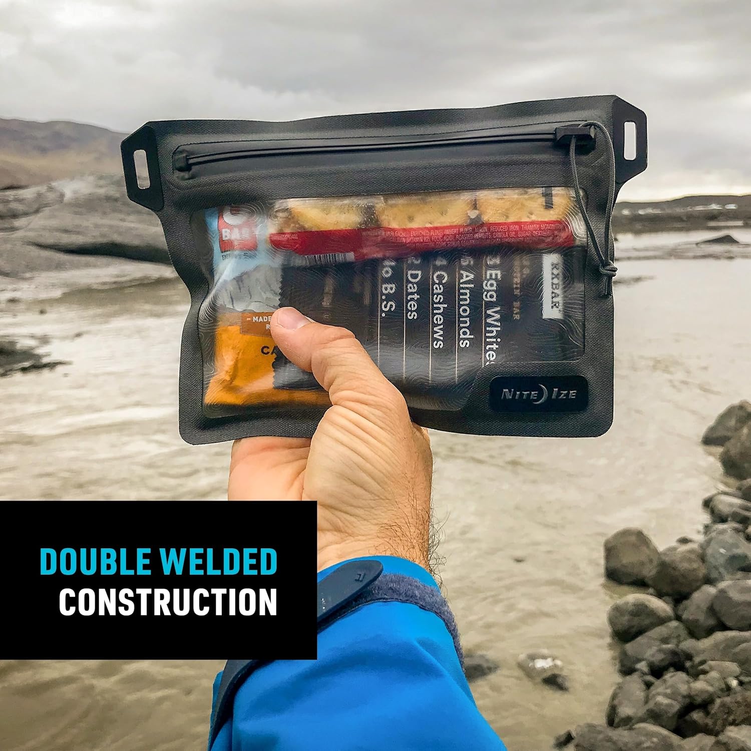 Nite Ize Runoff Waterproof Pocket - Waterproof Pouch for Passports, Phones