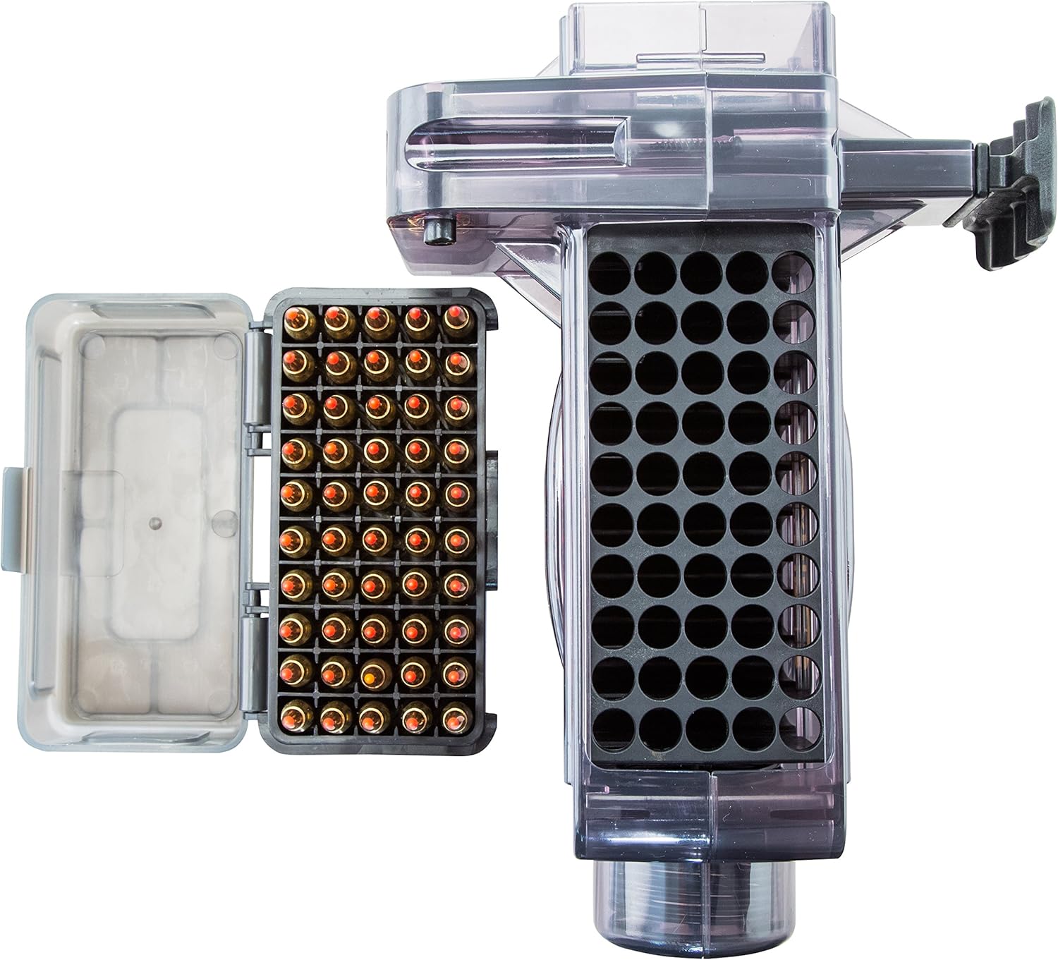 Caldwell Magazine Loader for Multiple Calibers, Single and Double Stack, for Range, Shooting, and Outdoors .223/.204 Ammo Box
