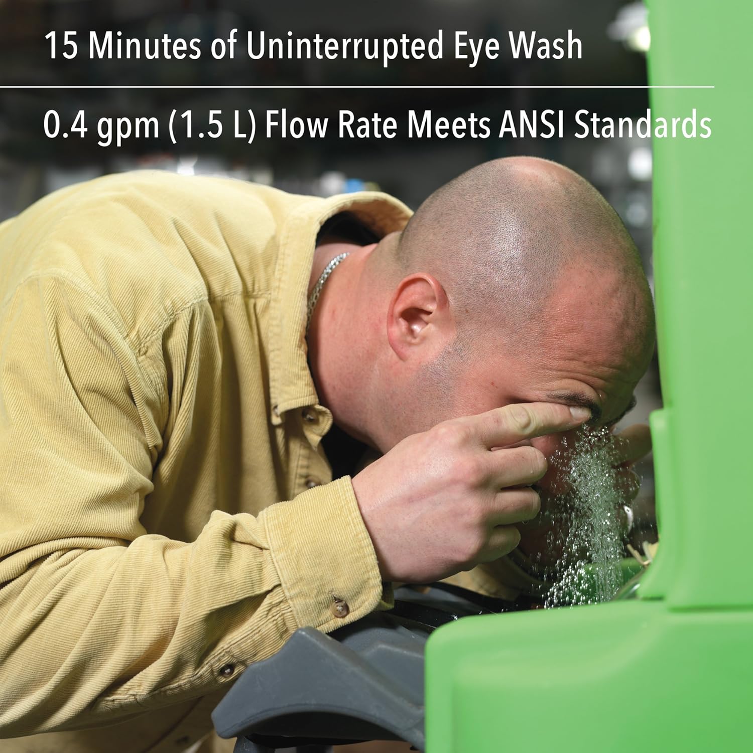 Honeywell Fendall Pure Flow 1000 Eyewash Station, 7 Gallon Capacity, 15 Minutes Wash Time