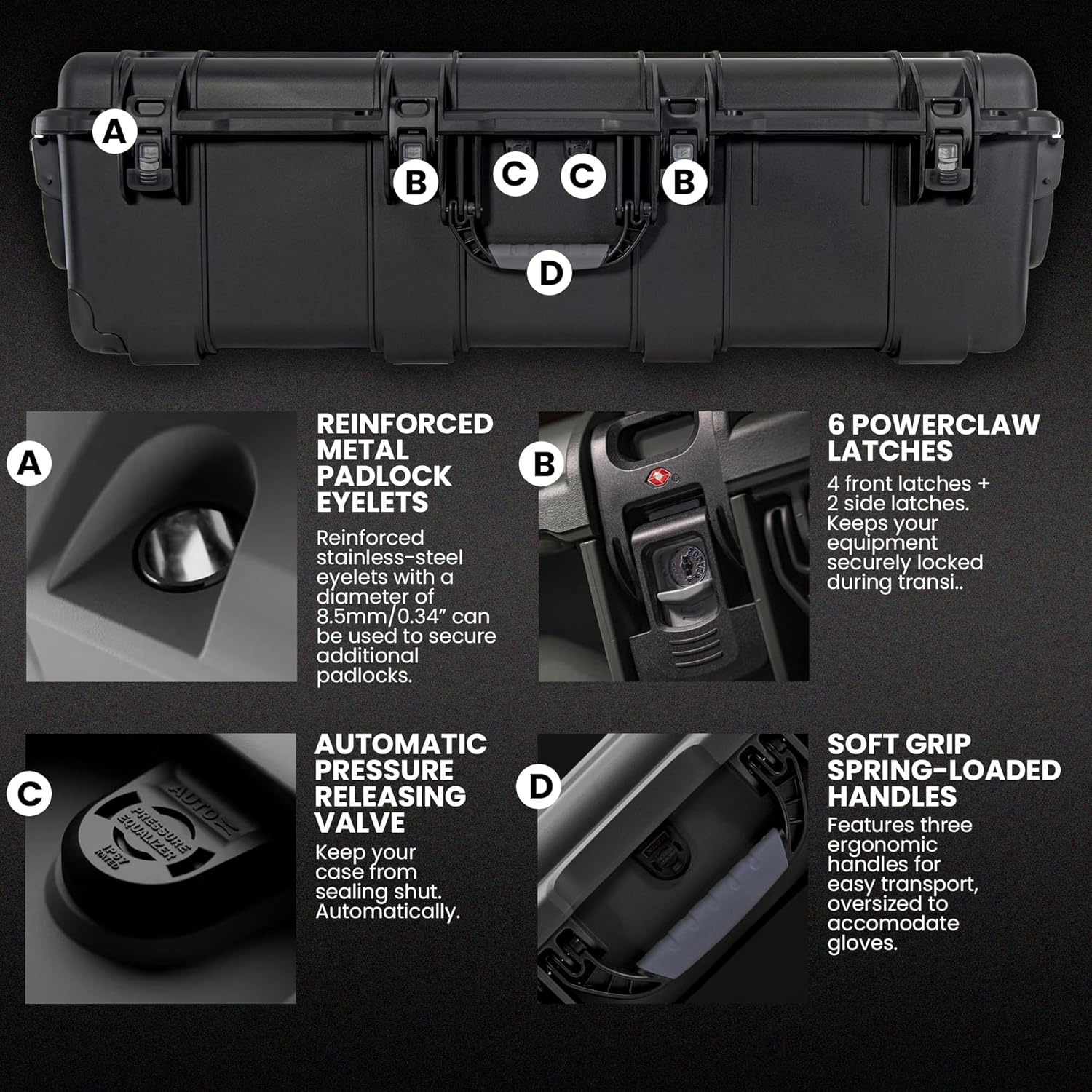 NANUK 988 Hard Case with Wheels & Customizable Foam