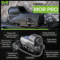 MEPROLIGHT MEPRO MOR Multi-Purpose Reflex Electro Optic Mil-Spec Red Dot Sight