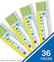 CARSON DELLOSA EDUCATION Traditional Manuscript Desk Name Plates