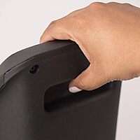 BLACK+DECKER Space Heater with Adjustable Thermostat, Ceramic Tower Heater, Portable Heater & Tower Fan with 3 Settings, Oscillating Electric Heater for Larger Rooms