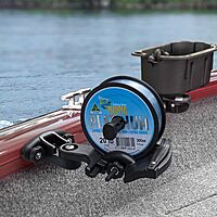 RAILBLAZA Fishing Reel Spooler System Compatible with Gunnel Track Mount for Boat or Kayaks