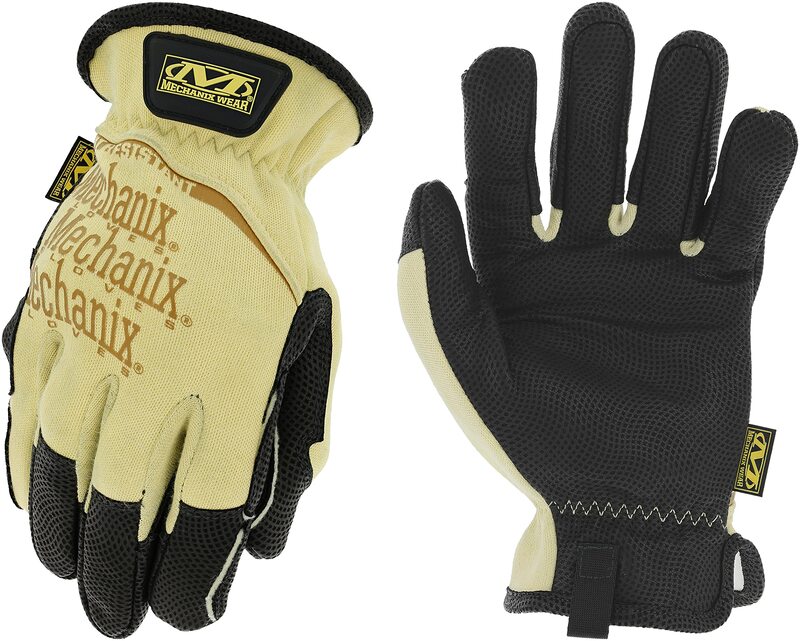 Mechanix Wear Heat Resistant Leather Work Gloves - Flame Resistant Goatskin Backed by FR Kevlar and Kovenex