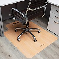 MIND READER Office Chair Mat, PVC Under Desk Floor Protector