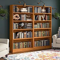 Bush Furniture Universal Bookcase - Storage and Display Bookshelf for Home or Office