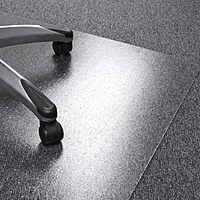FLOORTEX Polycarbonate Rectangular Chair Mat for High/Thick Pile Carpets