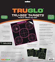TRUGLO Tru-See 5-Bull 12x12 Self-Adhesive Fluorescent Splatter Targets