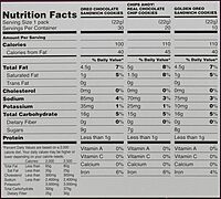 Nabisco Cookie Variety Pack, 44.8 Oz, Box Of 60 Packs