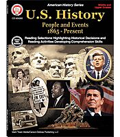 Mark Twain US History Workbook, Middle School Books Covering People and Events 1865 to Present Day