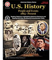 Mark Twain US History Workbook, Middle School Books Covering People and Events 1865 to Present Day