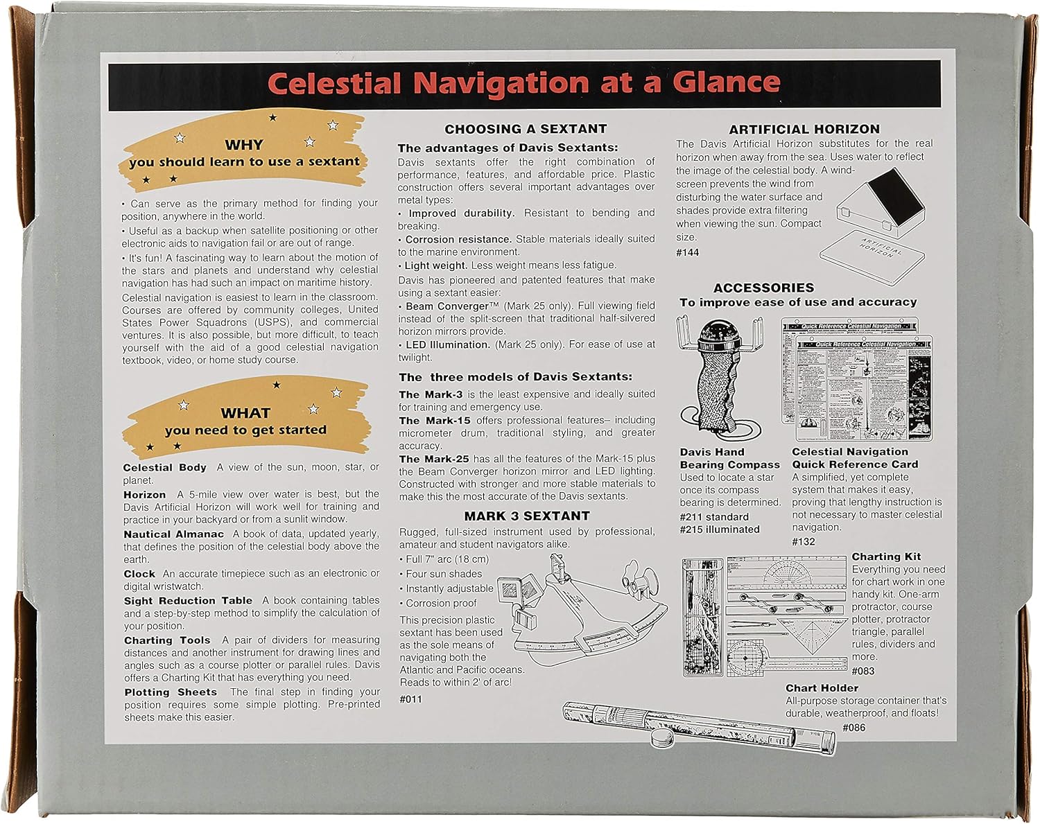 Davis Instruments 26 Mark 15 Sextant Navigation Tools