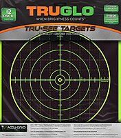 TRUGLO Tru-See 12x12 100 Yard Fluorescent Self-Adhesive Splatter Targets