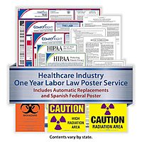 ComplyRight Federal (Bilingual), State and Healthcare (English) Labor Law 1-Year Poster Service, Wisconsin (U1200CBOHLTHWI)
