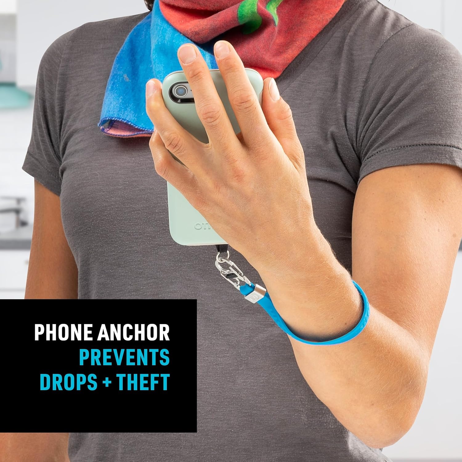 NITE IZE Hitch Phone Anchor & Stretch Strap - Phone Anchor & Adjustable Strap - Cell Phone Lanyard