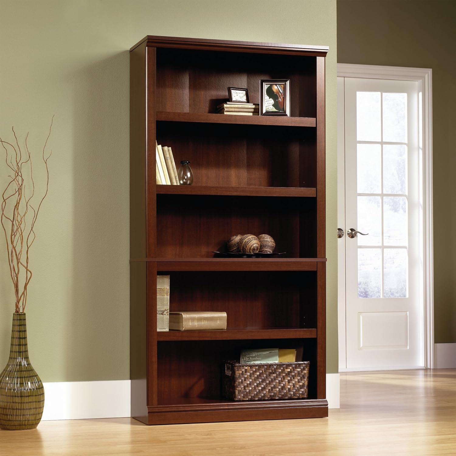 Sauder Select 5-Shelf Engineered Wood Bookcase