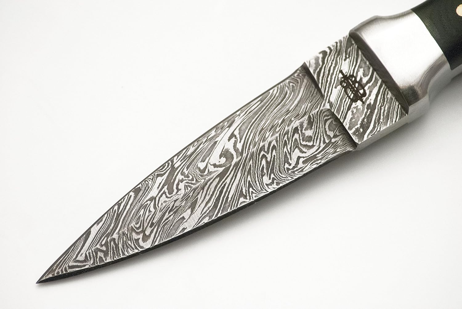 BucknBear Custom Handmade Damascus Bodice Dagger Knife (Micarta Handle)