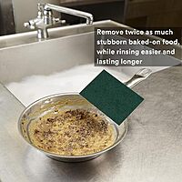 Scotch-Brite General Purpose Scouring Pad 96CC, 6 in x 9 in, 10/Pack, 6/Pack/Case 10 Pads/Pack, 6 Packs/Case