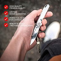 Boker Magnum Shiny EDC Pocket Knife - Small Multipurpose Folding Knife with 2.36 Inch
