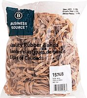 Business Source Quality Rubber Bands - Size: #64 - 3.3in Length x 0.3in Width - Sustainable - Rubber - Crepe - 320 / Pack