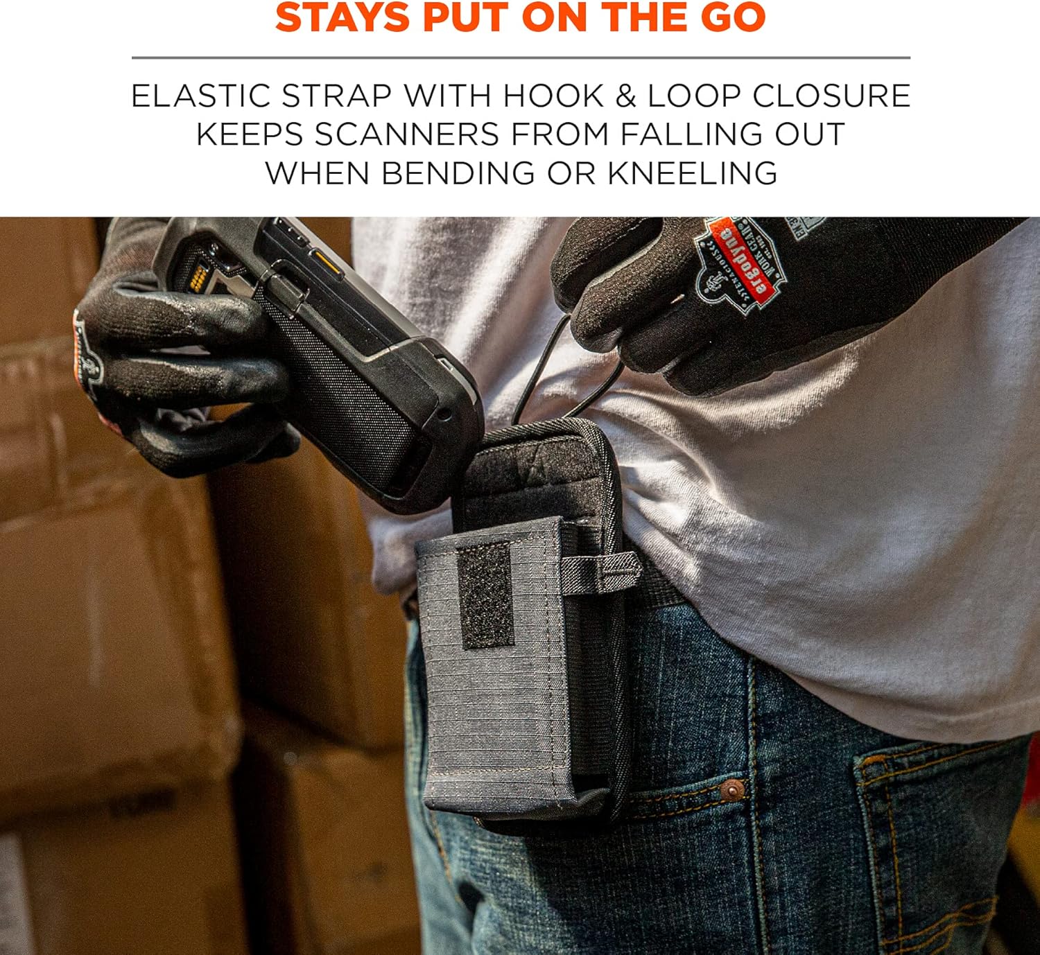 Ergodyne Squids Barcode Scanner Holster Phone-Style