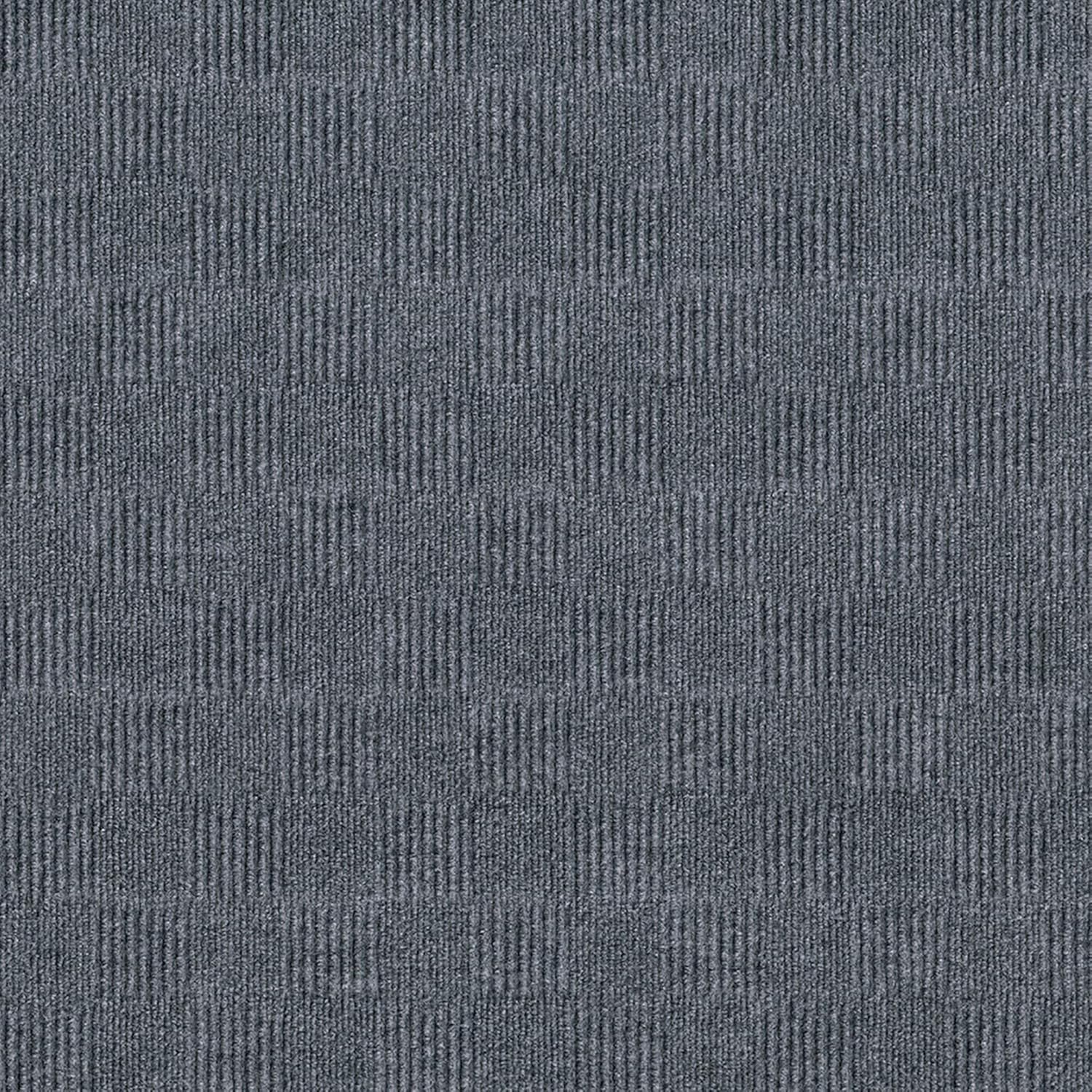 Foss Floors Crochet Peel & Stick Carpet Tiles, 24in x 24in, Black Ice, Set Of 15 Tiles